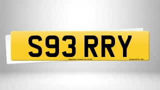 Registration S93 RRY